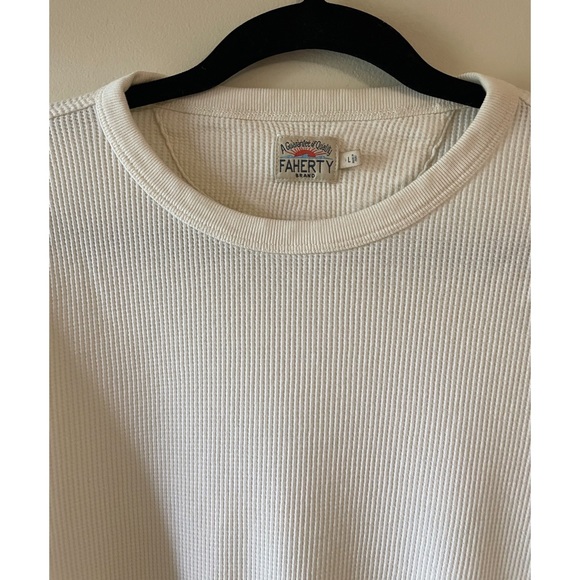 Fatherly Legend Waffle Crew Winter Stone Heather Large - Picture 3 of 6